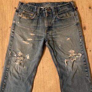 Vintage Carhartt Jeans-Natural Distress Denim-Vintage Denim